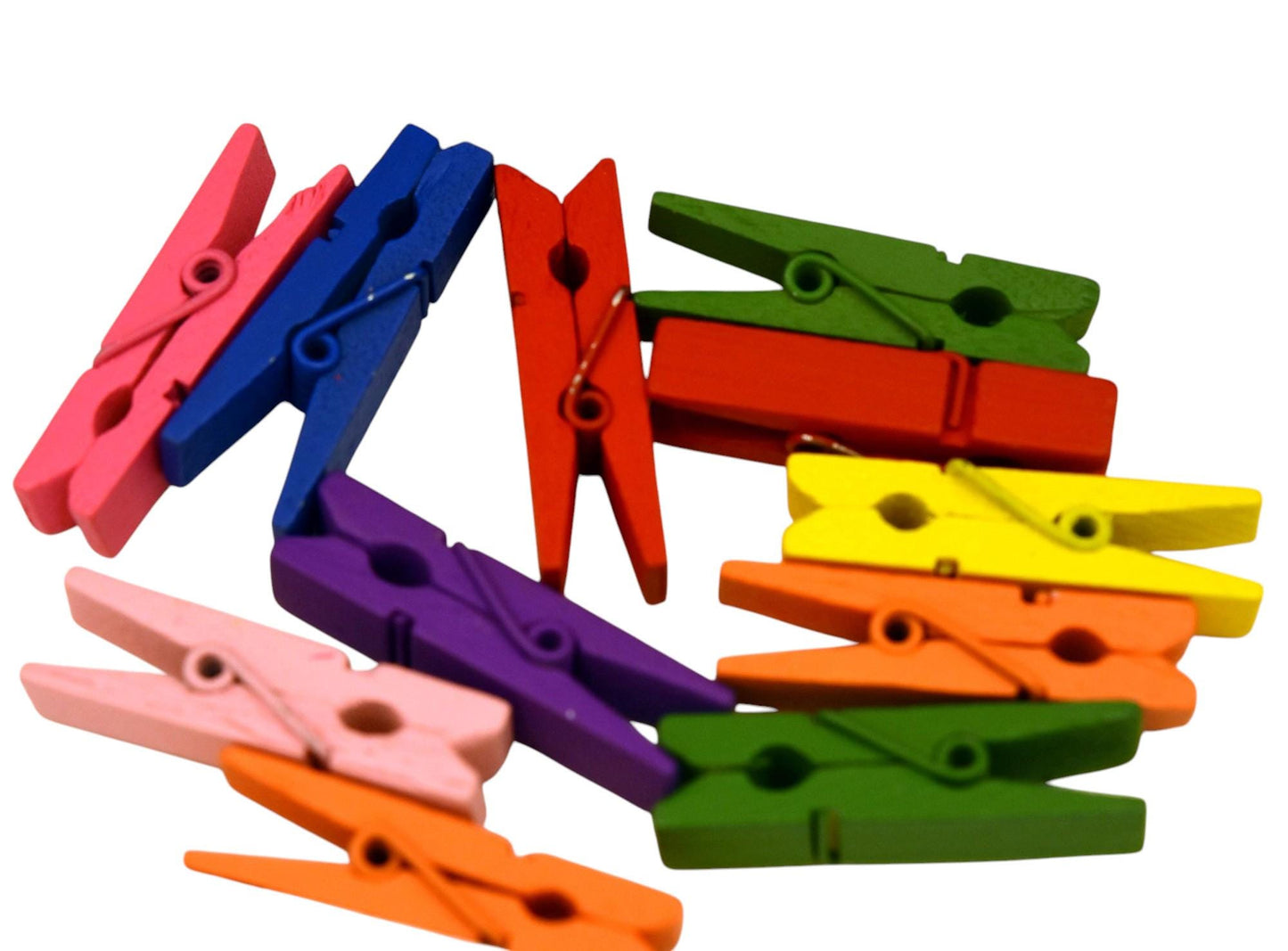 wood clothes pins, craft clothespins, clothes pins, wood hanging pins, colorful clothes pins, wood clothes pins