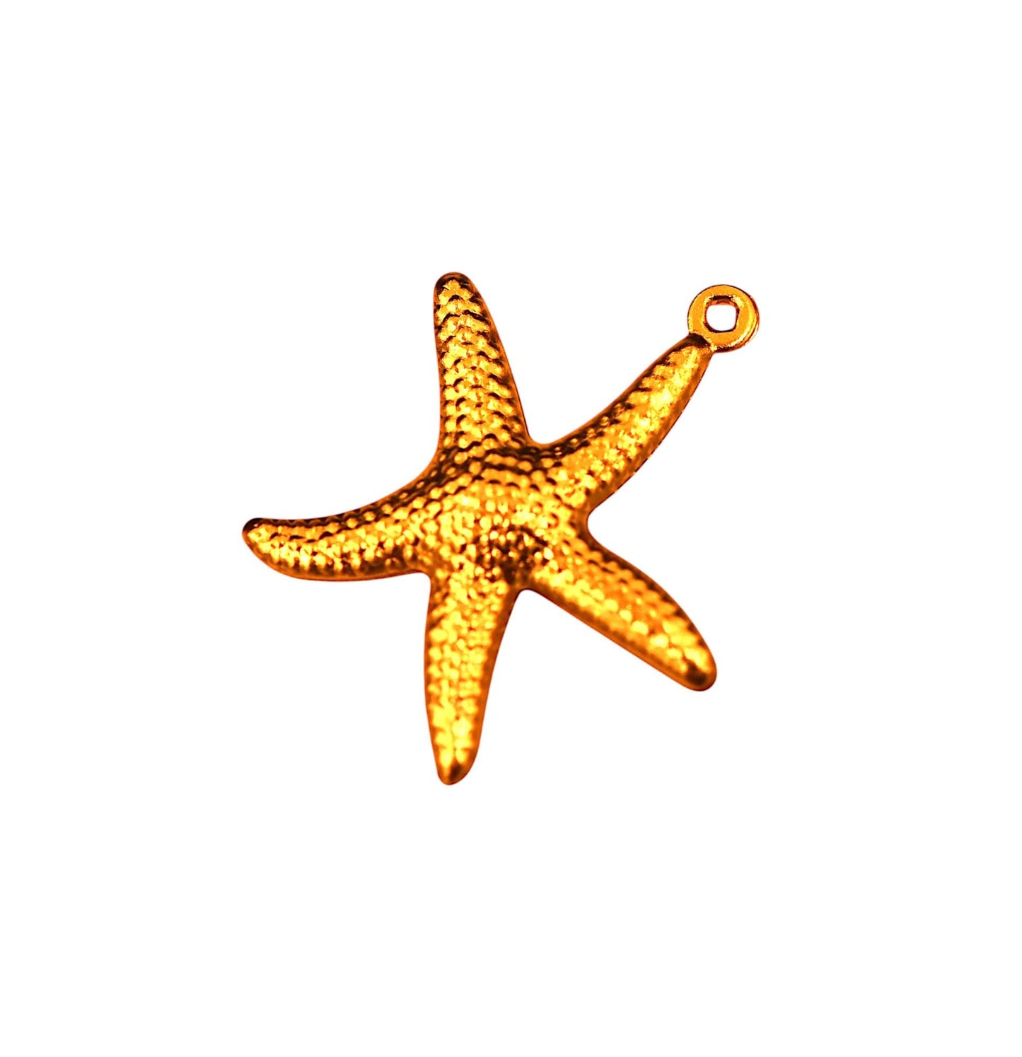 10 Starfish pendants, 18K Gold Plate Starfish pendants, 304 Stainless Steel Starfish pendant, Starfish pendants, sea pendants, ocean pendant