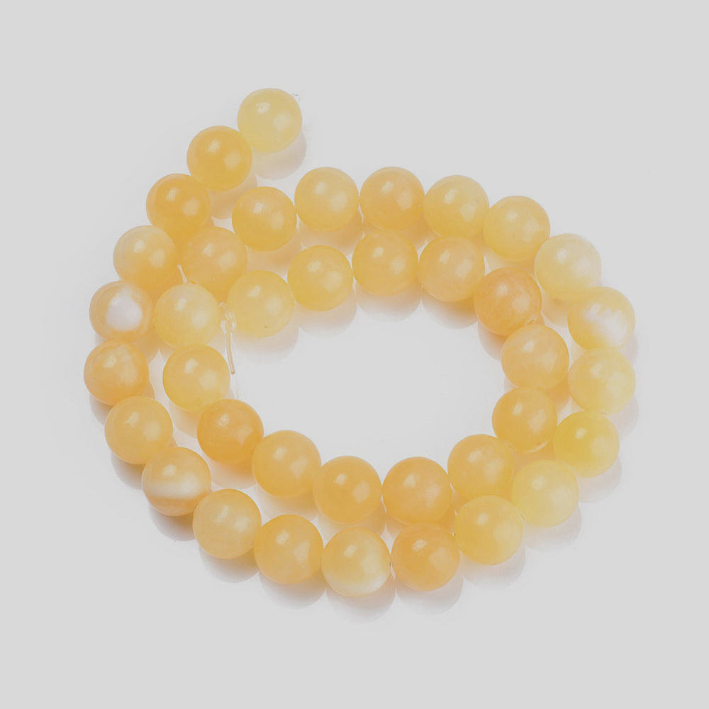 Topaz Jade Beads 8mm