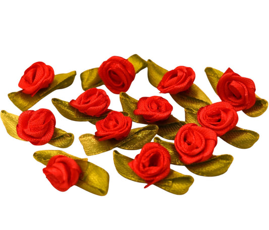 15 Camellia ribbon roses, yellow ribbon roses, deep pink ribbon roses, ribbon roses, dark yellow ribbon roses, red ribbon roses