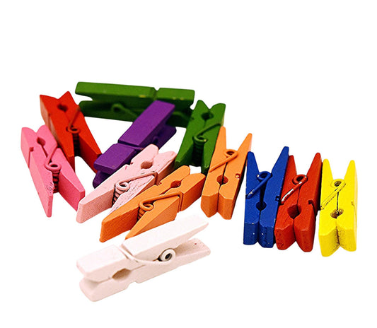 wood clothes pins, craft clothespins, clothes pins, wood hanging pins, colorful clothes pins, wood clothes pins